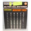 Image 1 : 40PC BUTTON BATTERY SETS