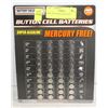 Image 1 : 40PC BUTTON BATTERY SETS