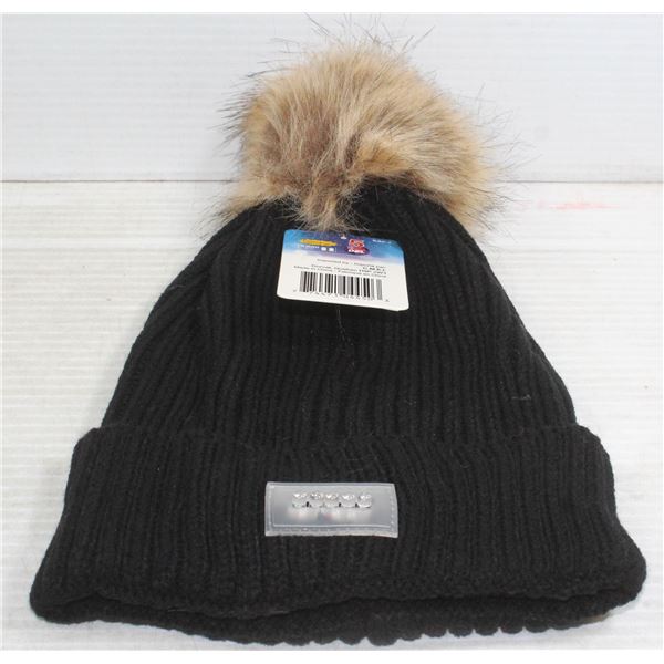 NEW BLACK LED TOQUE W/ 5 LED IN THE RIM