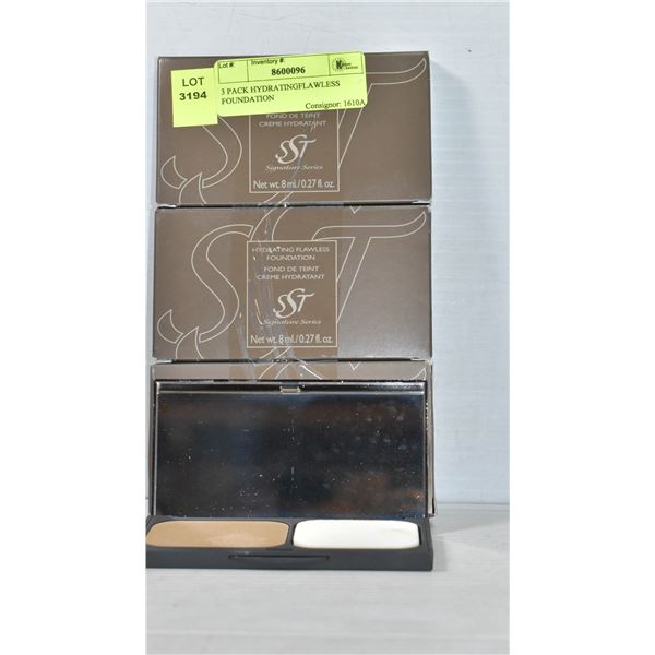 3 PACK HYDRATINGFLAWLESS FOUNDATION