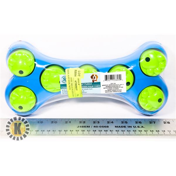 NEW DOGGIE TREAT PUZZLE (PLAY HIDE AND SEEK WITH