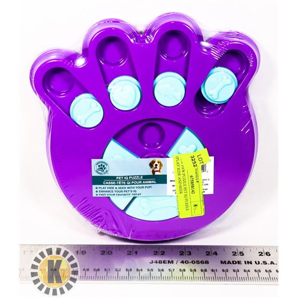 NEW PAW PUZZLE PET IQ PUZZLE (PLAY HIDE AND SEEK