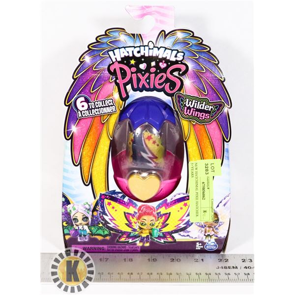 NEW HATCHIMAL PIXIE HATCHER. 5+YEARS