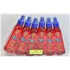 LOT OF 6 X 8 OZ RED-E TO GO FRIZZ LESS SPRAY