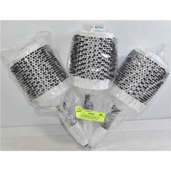 3 PACK ARTEGO CERAMIC ION ANTISTATIC SALON STYLING