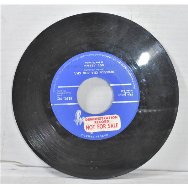 VINTAGE DEMO 45 RECORD