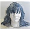 BRAND NEW COSTUME WIG W/ WIG CAP SHARK BLUE COLOR