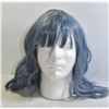 BRAND NEW COSTUME WIG W/ WIG CAP SHARK BLUE COLOR