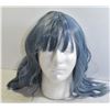 BRAND NEW COSTUME WIG W/ WIG CAP SHARK BLUE COLOR