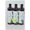 3 PACK OF FRACTIONATED COCONUT OIL 16 OZ BOTTLES