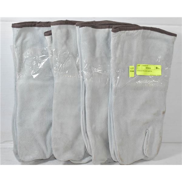 4 PACK WELDING MITTS