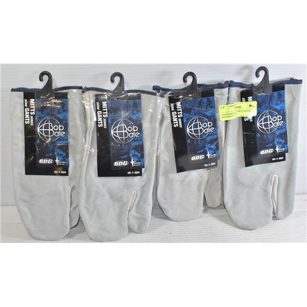 4 PACK BOB DALE SPLIT FINGER WELDING GLOVES