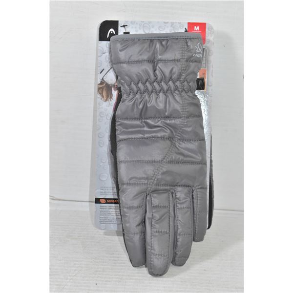 NEW HEAD WOMENS WATERPROOF GLOVES SIZE: M