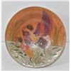 ENAMELED DUCK SCENE DISH