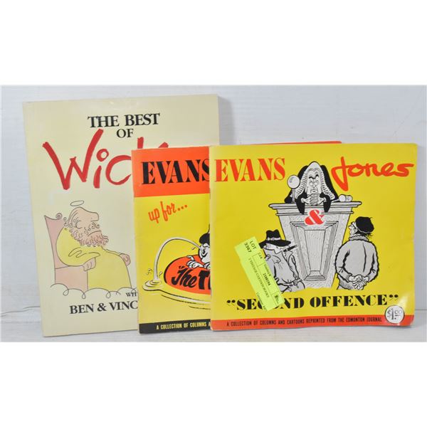 3 VINTAGE CARTOON BOOKS