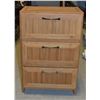 3 DRAWER WOODEN ACCENT TABLE