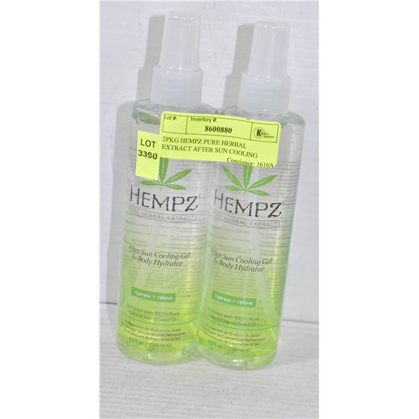 2PKG HEMPZ PURE HERBAL EXTRACT AFTER SUN COOLING