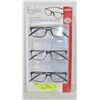 FOSTER GRANT READING GLASSES 3 PACK +3.00