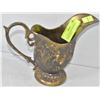 VINTAGE BRASS PITCHER WITH CHERUBS ITALY