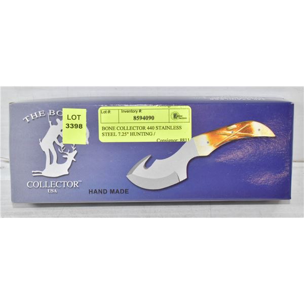 BONE COLLECTOR 440 STAINLESS STEEL 7.25" HUNTING /