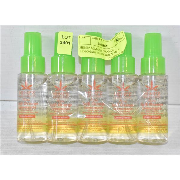 HEMPZ MINI GOJI ORANGE LEMONADE CITRIS BODY MIST