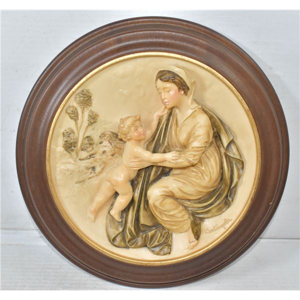 1987 BRADEX #ED 3D PLATE FRAMED