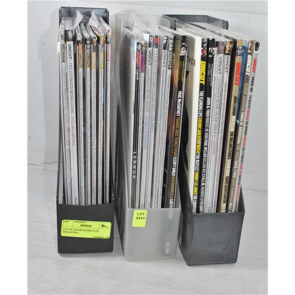 LOT OF ASSORTED BEATLES MAGAZINES