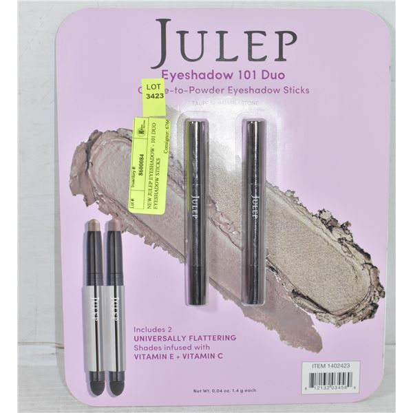 NEW JULEP EYESHADOW - 101 DUO EYESHADOW STICKS
