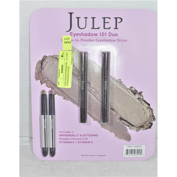 NEW JULEP EYESHADOW - 101 DUO EYESHADOW STICKS