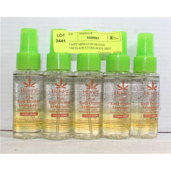HEMPZ MINI GOJI ORANGE LEMONADE CITRIS BODY MIST