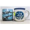 2 NATURE MUGS - ORCAS AND ALBATROSS