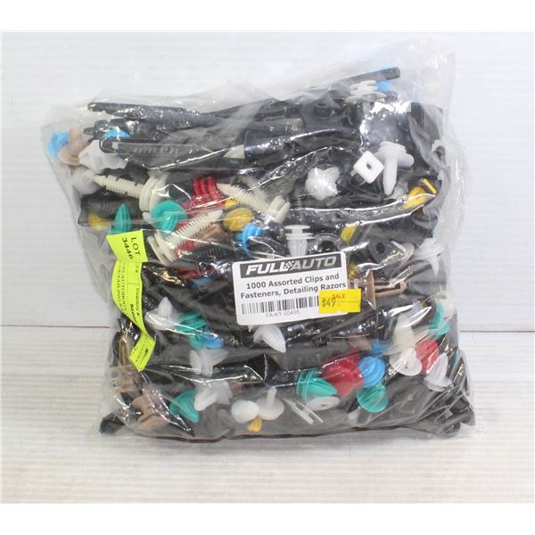 1000 AUTOBODY CLIPS & FASTENERS & DETAILING RAZORS