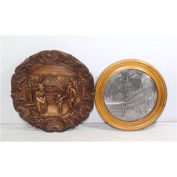 2 GERMAN WALL HANGINGS