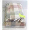 TABLECLOTHS- PLAID SET OF 2 - 60" X 84"- NEW