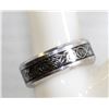 Image 1 : BLACK CELTIC TITANIUM STAINLESS STEEL MEN'S WEDDIN