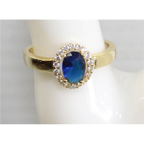 GORGEOUS BLUE SAPPHIRE JEWELRY WOMEN ENGAGEMENT RI