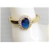 Image 1 : GORGEOUS BLUE SAPPHIRE JEWELRY WOMEN ENGAGEMENT RI