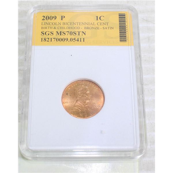 2009 PUSA LINCOLN CENT (SG5-MS70)