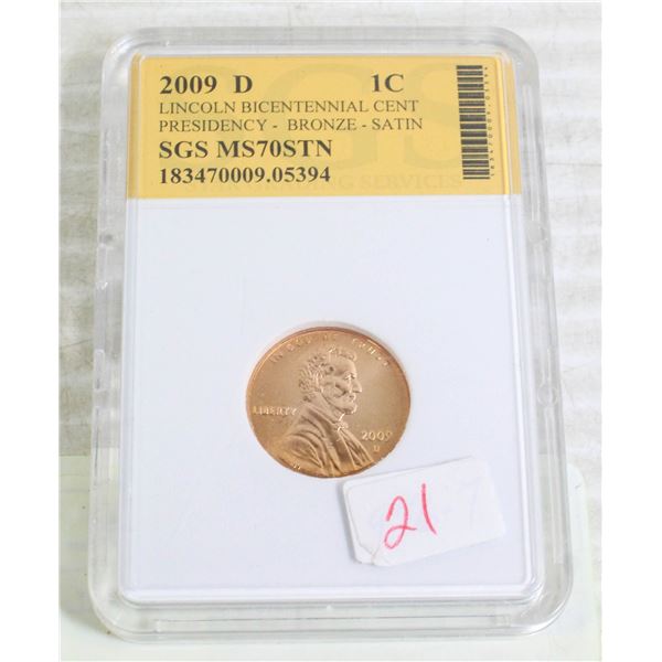 2009D USA LINCOLN BICENTENNIAL CENT
