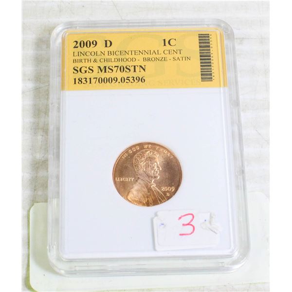 2009D USA LINCOLN BICENTENNIAL CENT