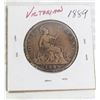 Image 1 : 1889 LARGE PENNY VICTORIAN COIN