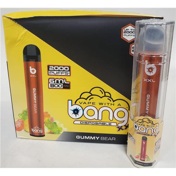 ONE BANG 2000 PUFFS XXL 6% NICOTINE VAPE GUMMY BEAR ONE BANG 2000 PUFFS XXL 6% NICOTINE VAPE GUMMY BEAR
