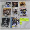 8 SIGNED BOSTON BRUINS HOCKEY CARDS JOHNNY BOYCHUK