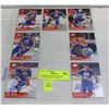 7 SIGNED EDMONTON OILERS COLLECTION 2013 CARDS