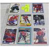 8 SIGNED MONTREAL CANADIENS HOCKEY CARDS HOF