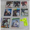 8 AUTOGRAPHED VANCOUVR CANUCKS HOCKEY CARDS