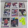 8 AUTOGRAPHED MONTREAL CANADIENS NHL HOCKEY CARDS