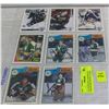 8 AUTOGRAPHED MINNESOTA NORTHSTARS HOCKEY CARDS