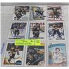 9 AUTOGRAPHED PITTSBURGH PENGUINS NHL HOCKEY CARDS