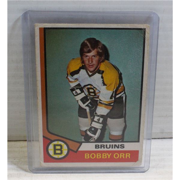 1974-75 OPC BOBBY ORR BOSTON BRUINS HOCKEY CARD